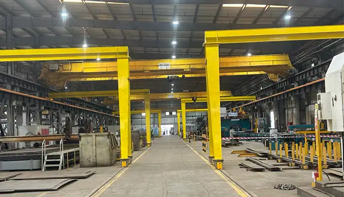 3 ton semi gantry crane kits, 16 sets installed in Qatar