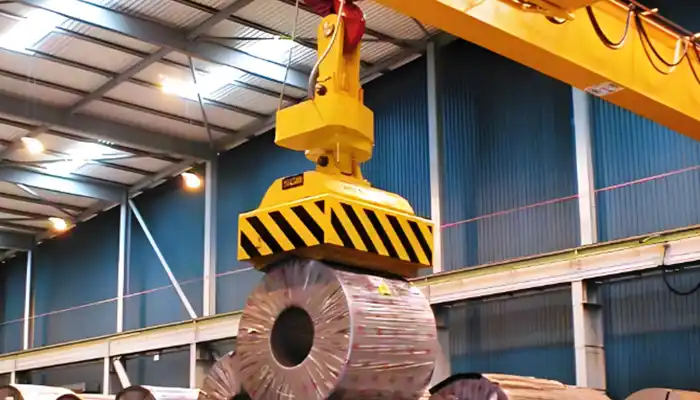 Magnetic overhead cranes for Coil Handling