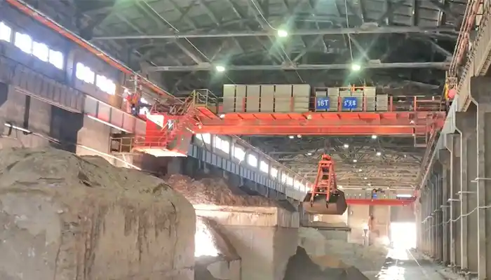 automatic bucket hoist crane 