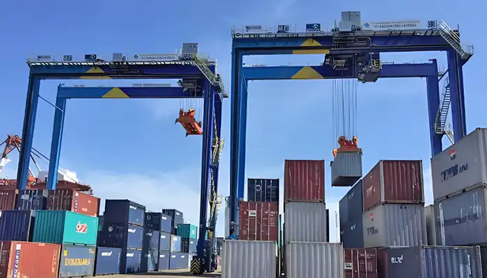 Automated Rubber Tyred Gantry (RTG) Cranes