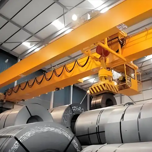 Automatic Overhead Cranes with Electromagnetic for Metal Handling