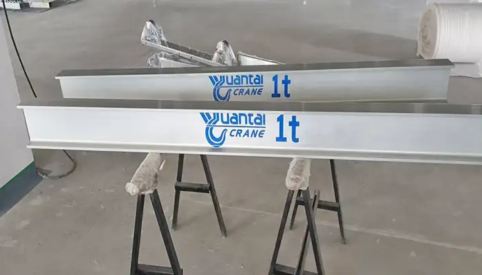 main girder of 1-ton fixed height aluminum gantry crane