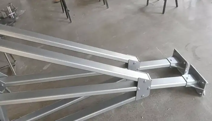 supporting legs of 1-ton fixed height aluminum gantry crane