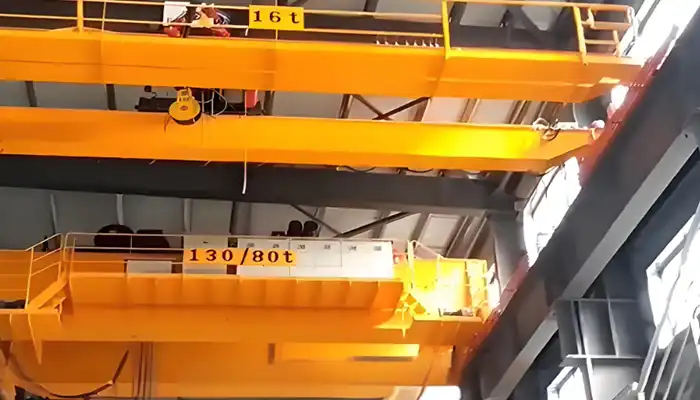 16 Ton and 130/80 Ton Overhead Bridge Cranes