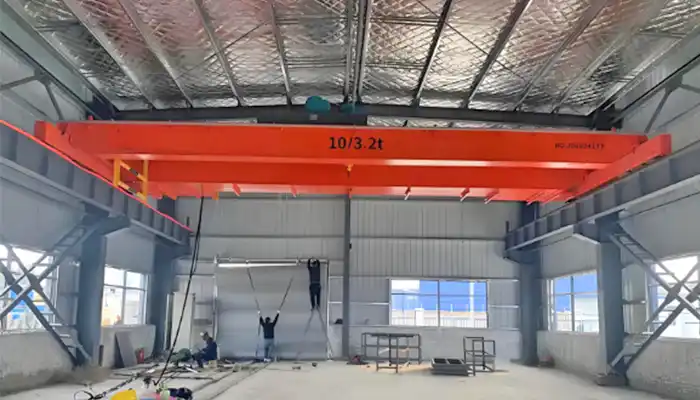 explosion proof overhead crane double girder design with Main and Auxiliary Hoists