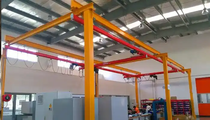 KBK Workstation Crane for Switzerland, 500KG Light Workstation Bridge Crane