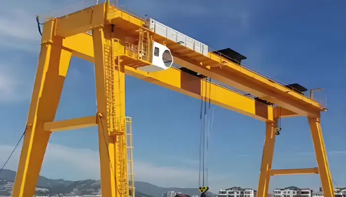 gantry crane with standard trolleys (open winch or hoist type)