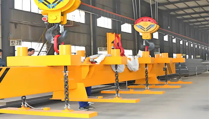 double girder overhead crane below hook devices