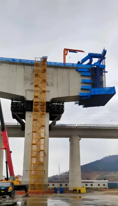 5 ton jib crane for subway construction, construction site jib crane 