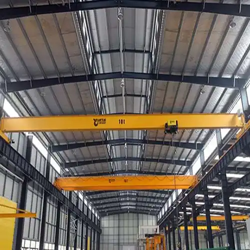 Top Running Single Girder Overhead Crane with Hoist Trolley European Style