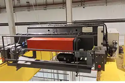European Style Double Girder Hoist Trolley Top Running Crane