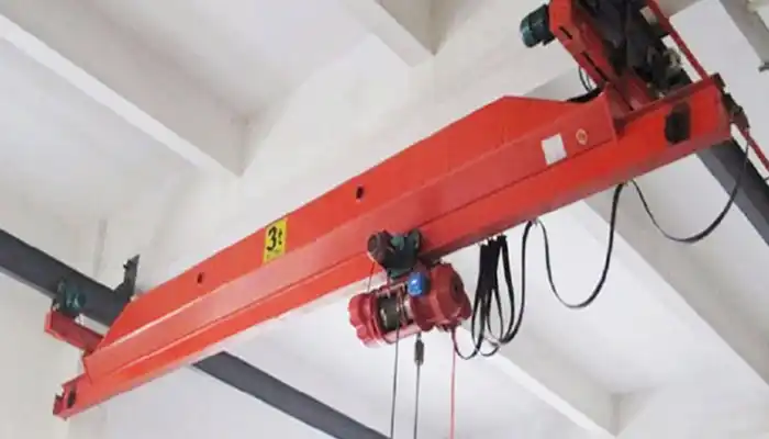Underhung single girder overhead crane