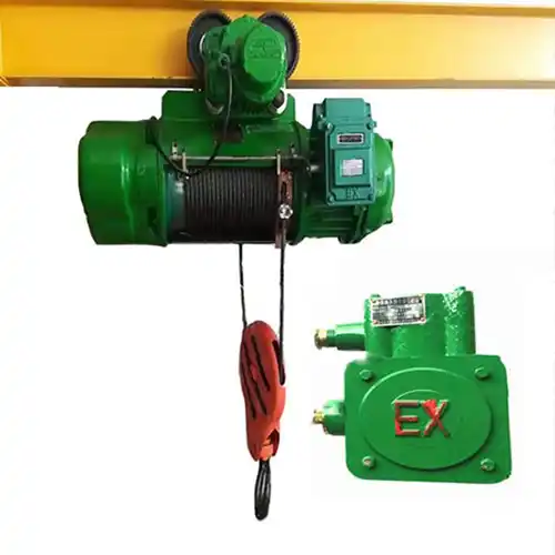 Explosion proof equipment, winch, hoist & cranes