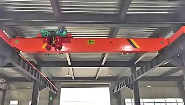 LDP type low headroom workshop overhead crane with economical cd/md hoist trolley