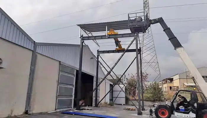 Top Running Free Standing Bridge Crane