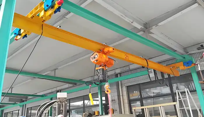 Underhung (Under Running) Free Standing Bridge Crane