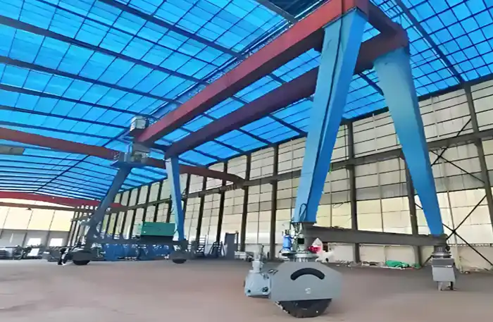 Double Girder Rubber Tyred A Frame Gantry Crane: