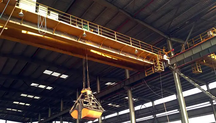 grab bucket crane for steel mill uses 