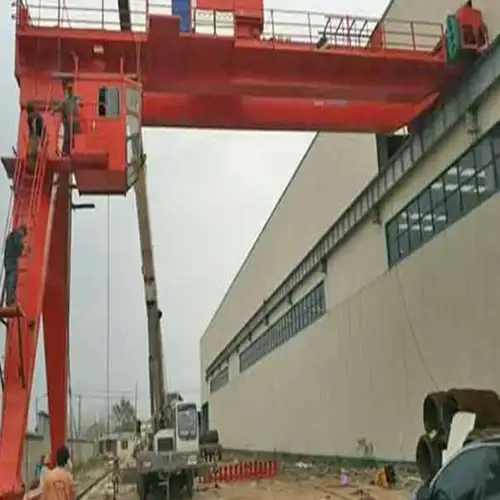outdoor semi gantry crane 5 ton