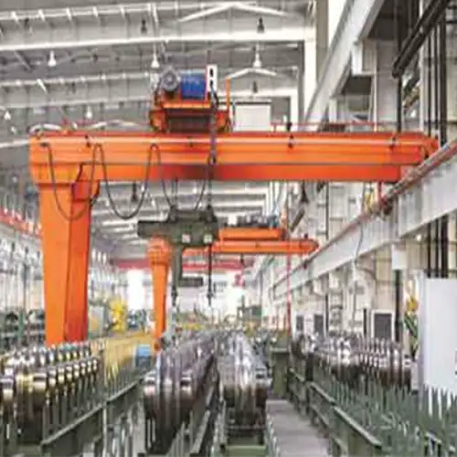 double girder 5 ton semi gantry crane indoor use