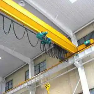 LD type single girder overhead crane top running design 