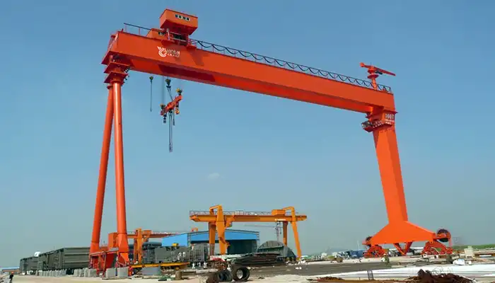 outdoor shipyard gantry cranes for shipbuilding