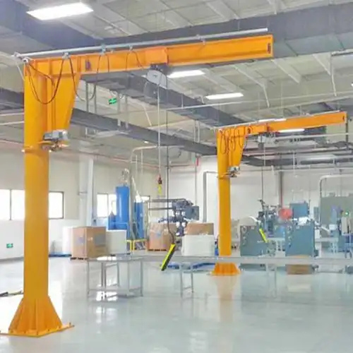 Rotating jib crane : Rotary crane design with slewing jib arm 