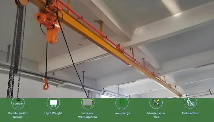 Single Fixed Monorail Crane
