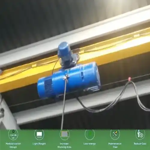 Overhead Crane for Maintenance in Water & Wastewater Pump Room 