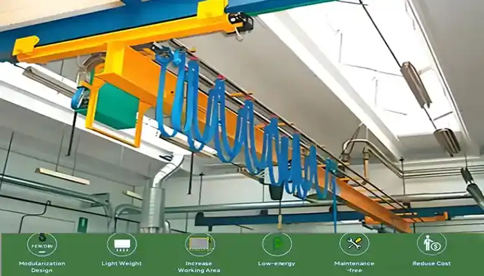 Workshop Cranes 2 Ton in Fire Equipment Casting and Machining Plants