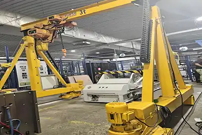 motorized a frame gantry crane 3 ton for sale, in the picture is a case of 3 ton gantry crane for honduras