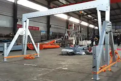 free standing gantry crane 3 ton