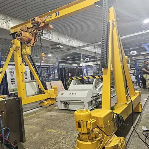 Adjustable Gantry Crane 3Ton for Auto Parts Handling