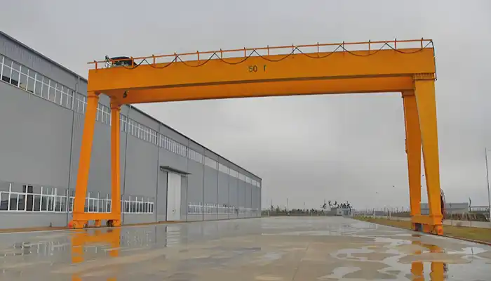 outdoor gantry crane with single girder design