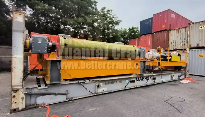 Open winch trolley with European style 