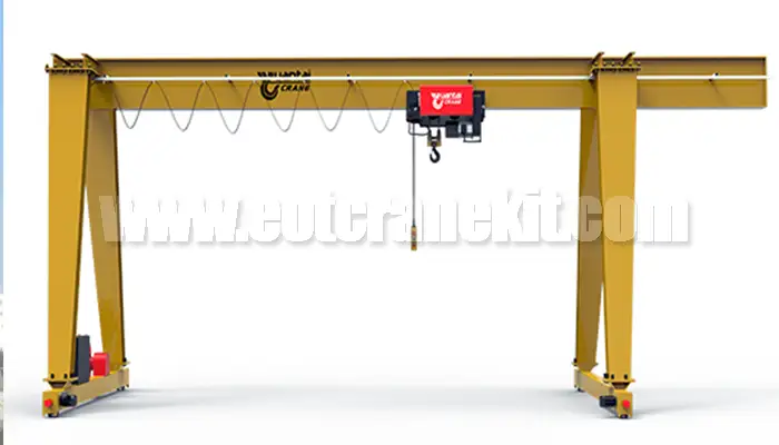 10 Ton Gantry Crane for Efficient Railway Cargo – Uzbekistan