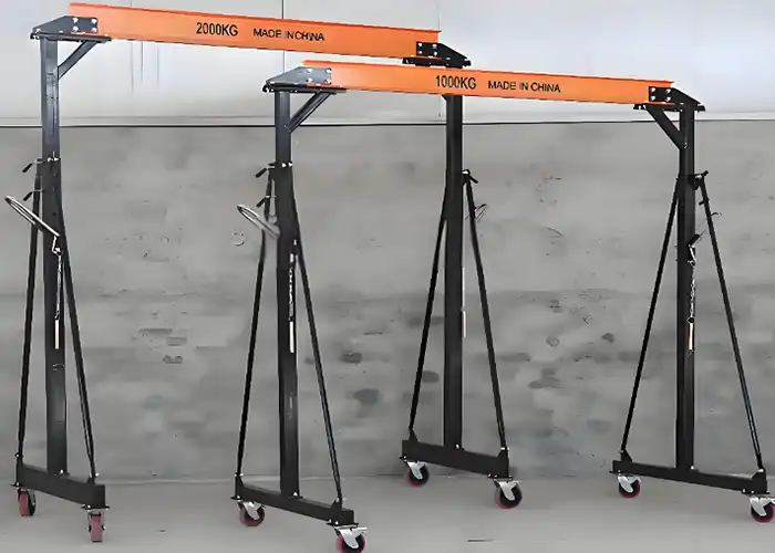 Simple and mini portable gantry crane 1 ton