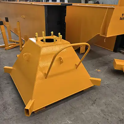 mobile jib crane colomn foundation 