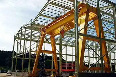 Double girder gantry crane 