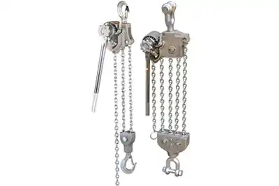 The safety factor of the lever hoist is more than 4 times