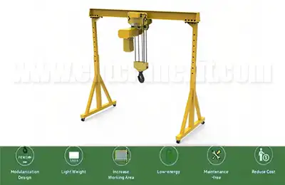 Adjustable Portable gantry crane for sale 