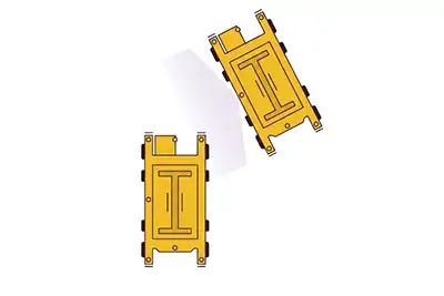 anti-collision straddle carrier