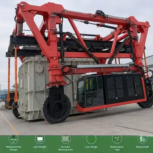 80T Straddle Carrier Case in Kazakhstan | ESS Crane Solution