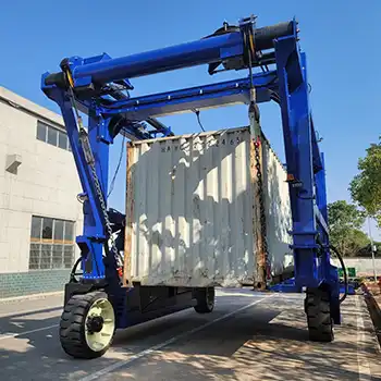 Straddle Carrier Chain Type – Container Yard Handling Equipment