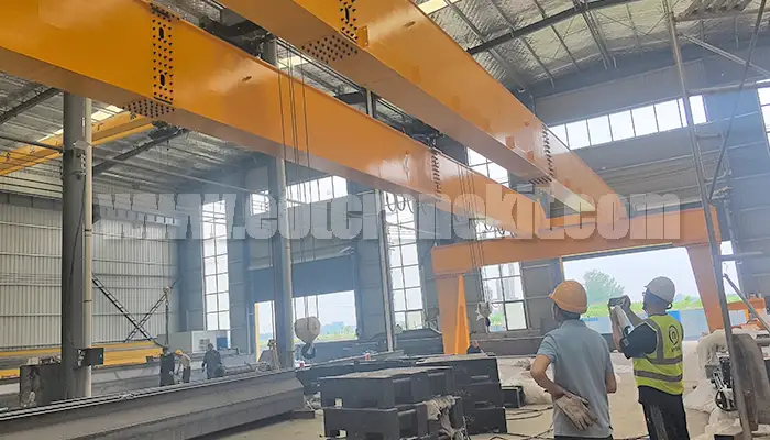 Large Span Overhead Crane 12 Ton (6t+6t) for Zambia Sugar Plant 