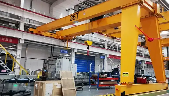Double Girder Semi Gantry Crane (Heavy Duty Workshop Use)