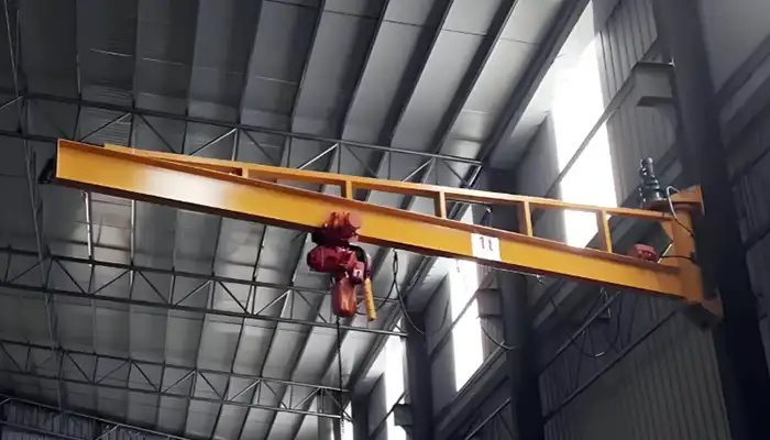 H Beam mounted wall jib crane