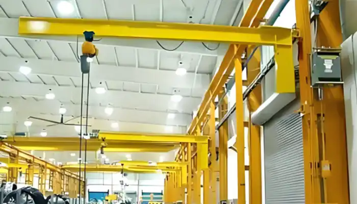 1–3 Ton Wall Travelling Jib Crane for Metal Processing and Manufacturing