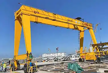 Rubber tyred double girder gantry cranes- 