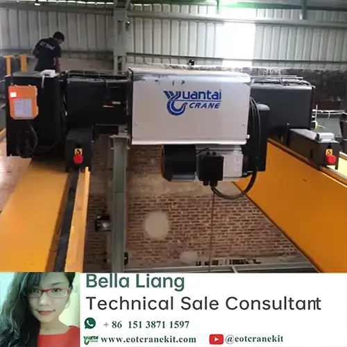 10 Ton European Wire Rope Hoist for Double Girder Crane